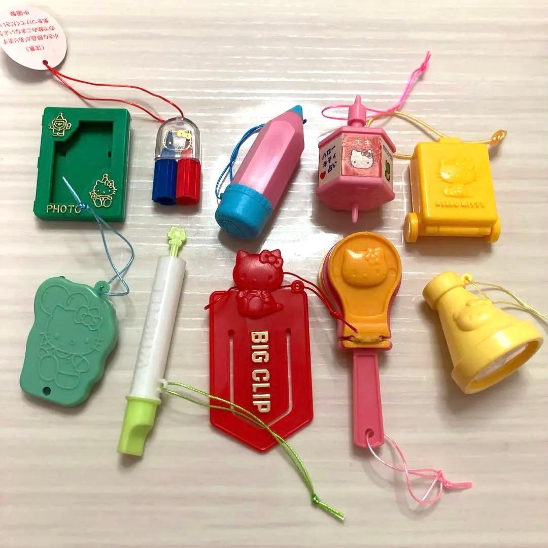 サンリオのおまけ　ハローキティ プレミアムマスコット　ストラップ 平成レトロ