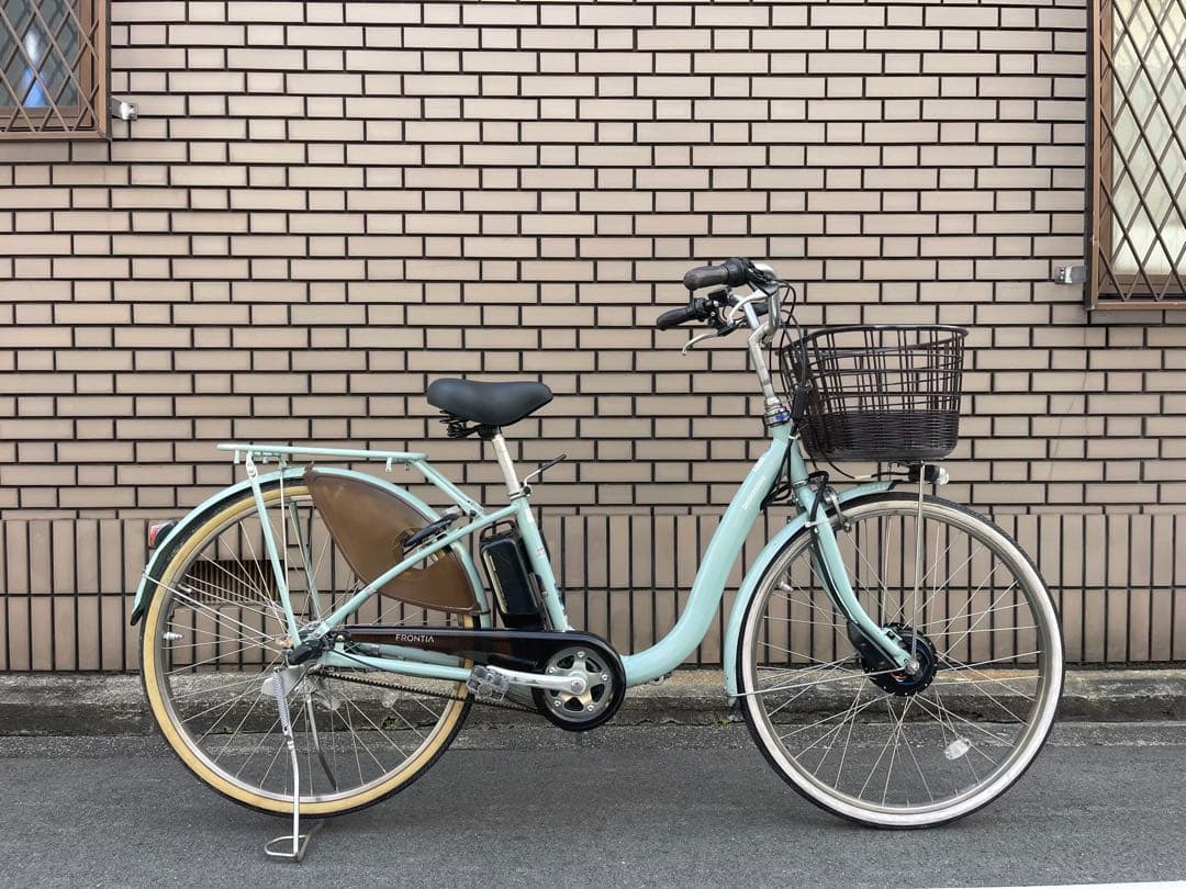 電動アシスト自転車 ミントグリーン 26インチ