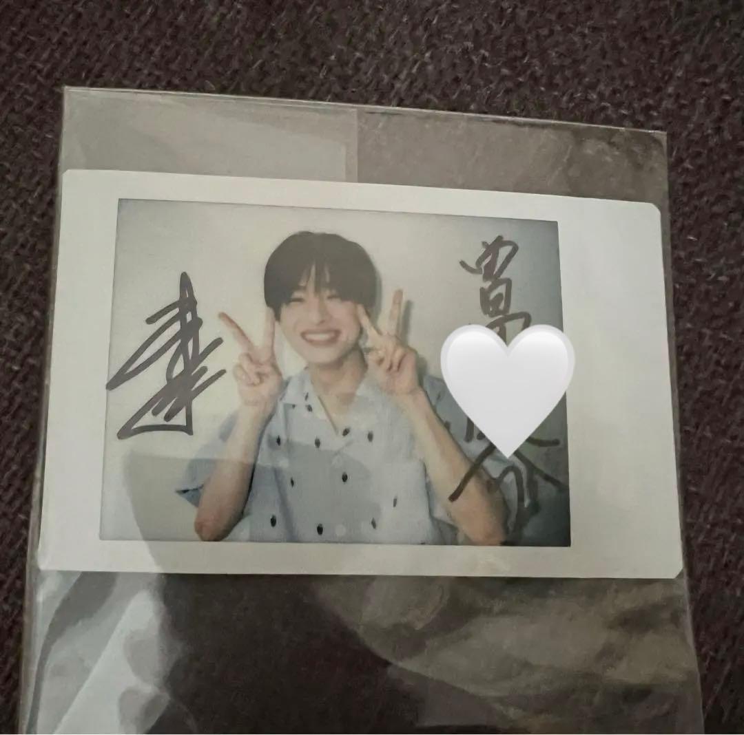 曽田陵介 直筆サイン入り チェキ