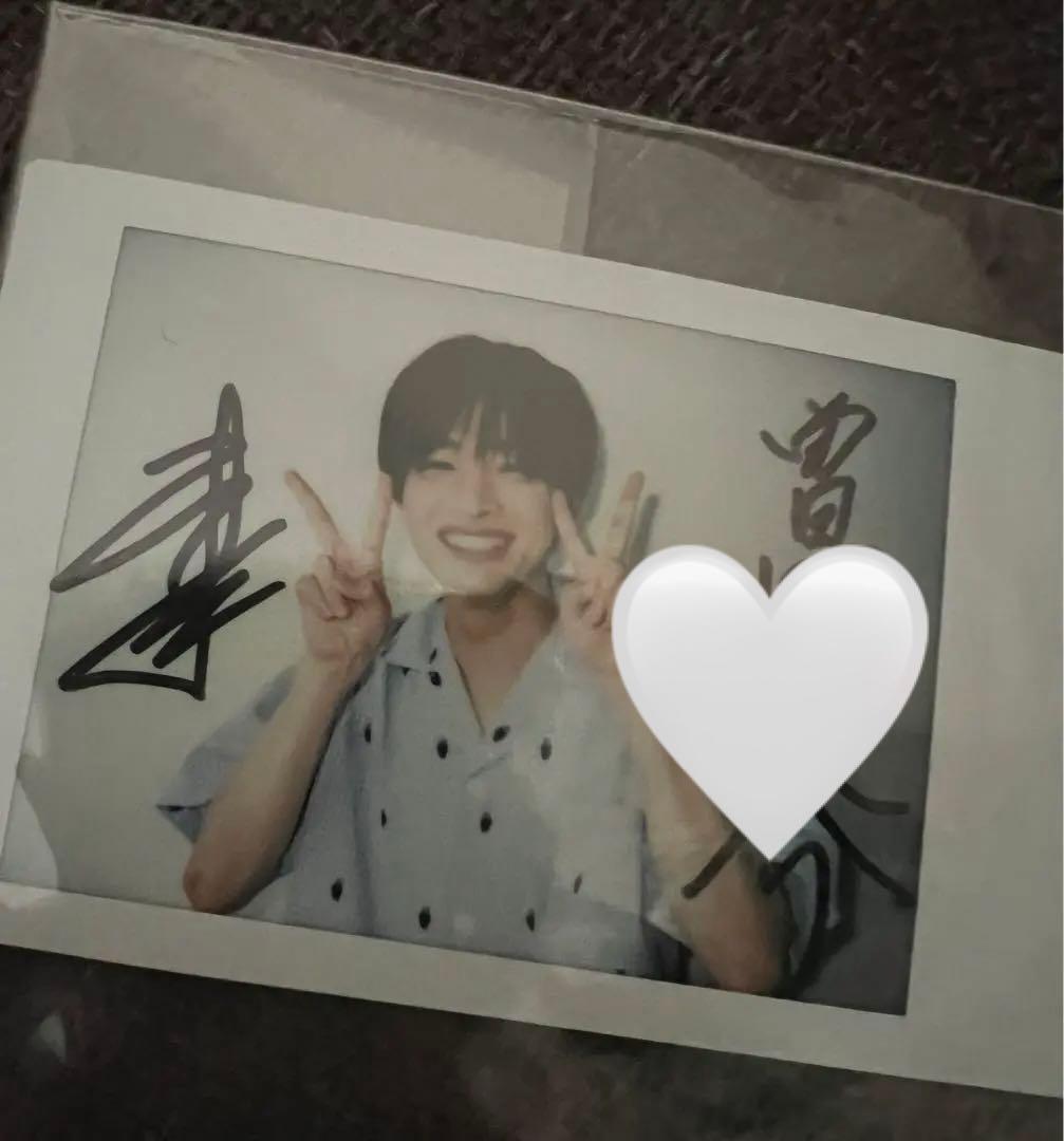 曽田陵介 直筆サイン入り チェキ