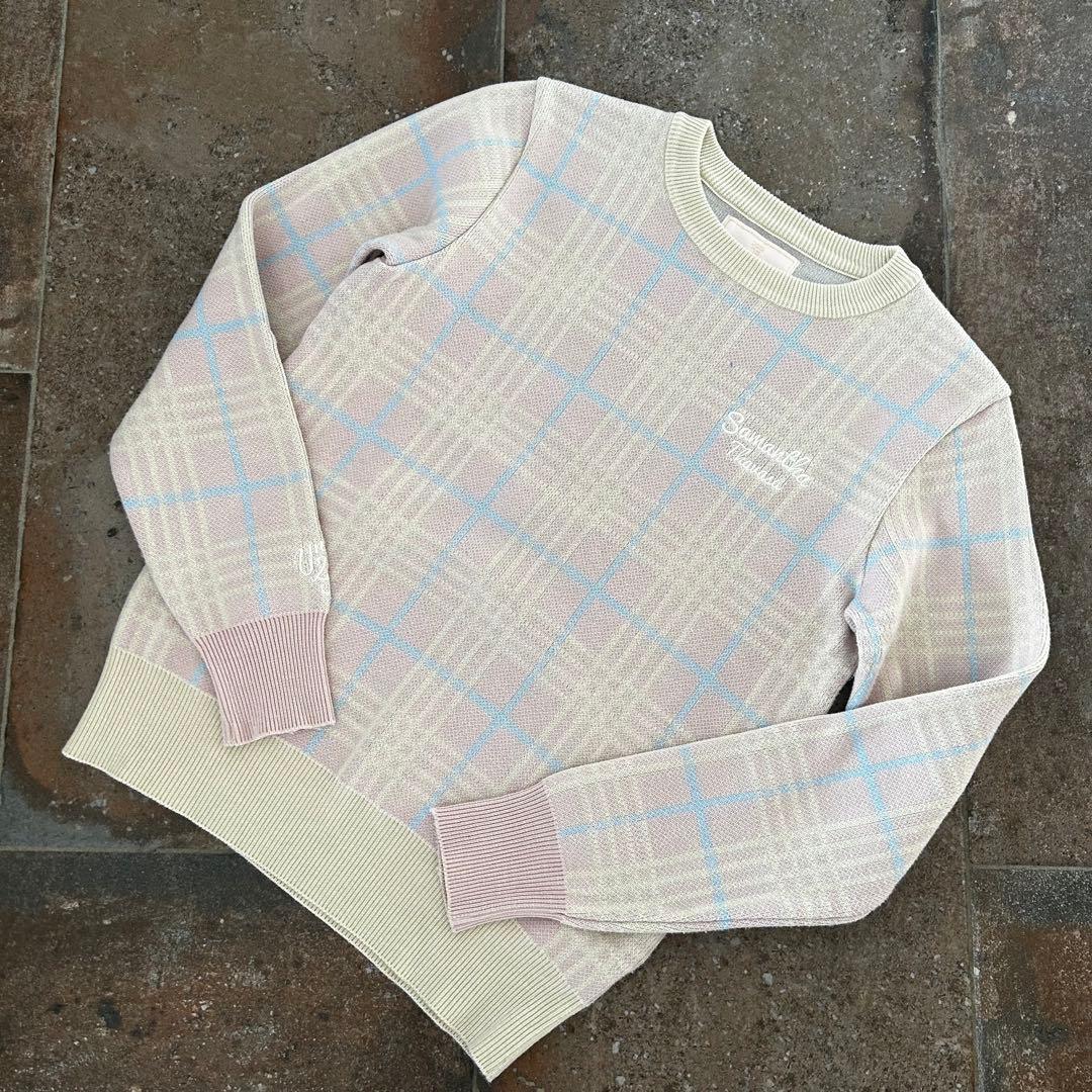 Samantha Thavasa UNDER25 セットアップ　ニット　チェック