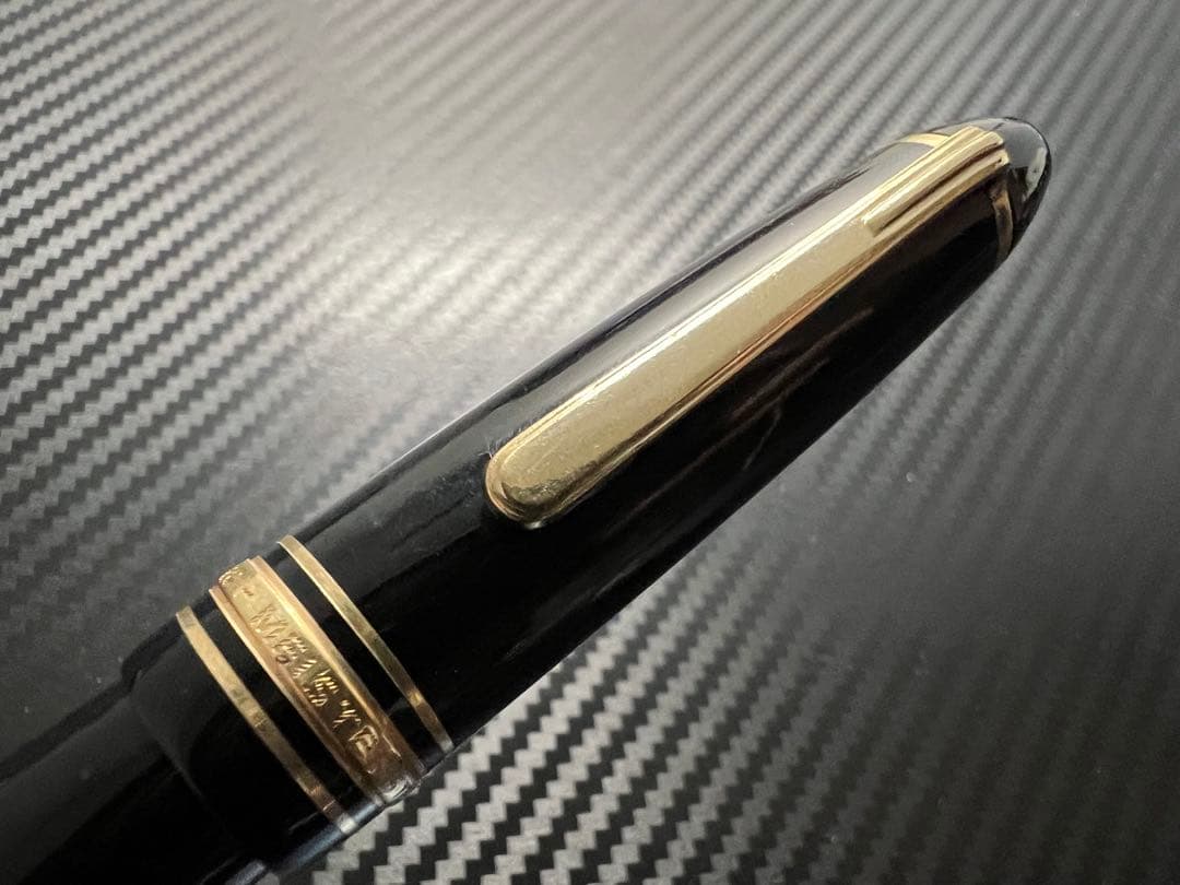 モンブラン 万年筆 極美品 146 18C 全金 EF