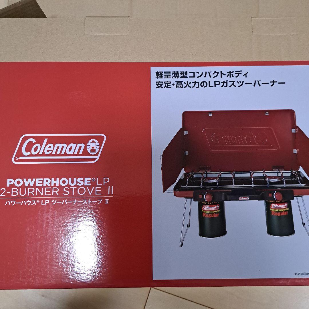 COLEMAN パワーハウスLPツーバーナーストーブII（レッド）