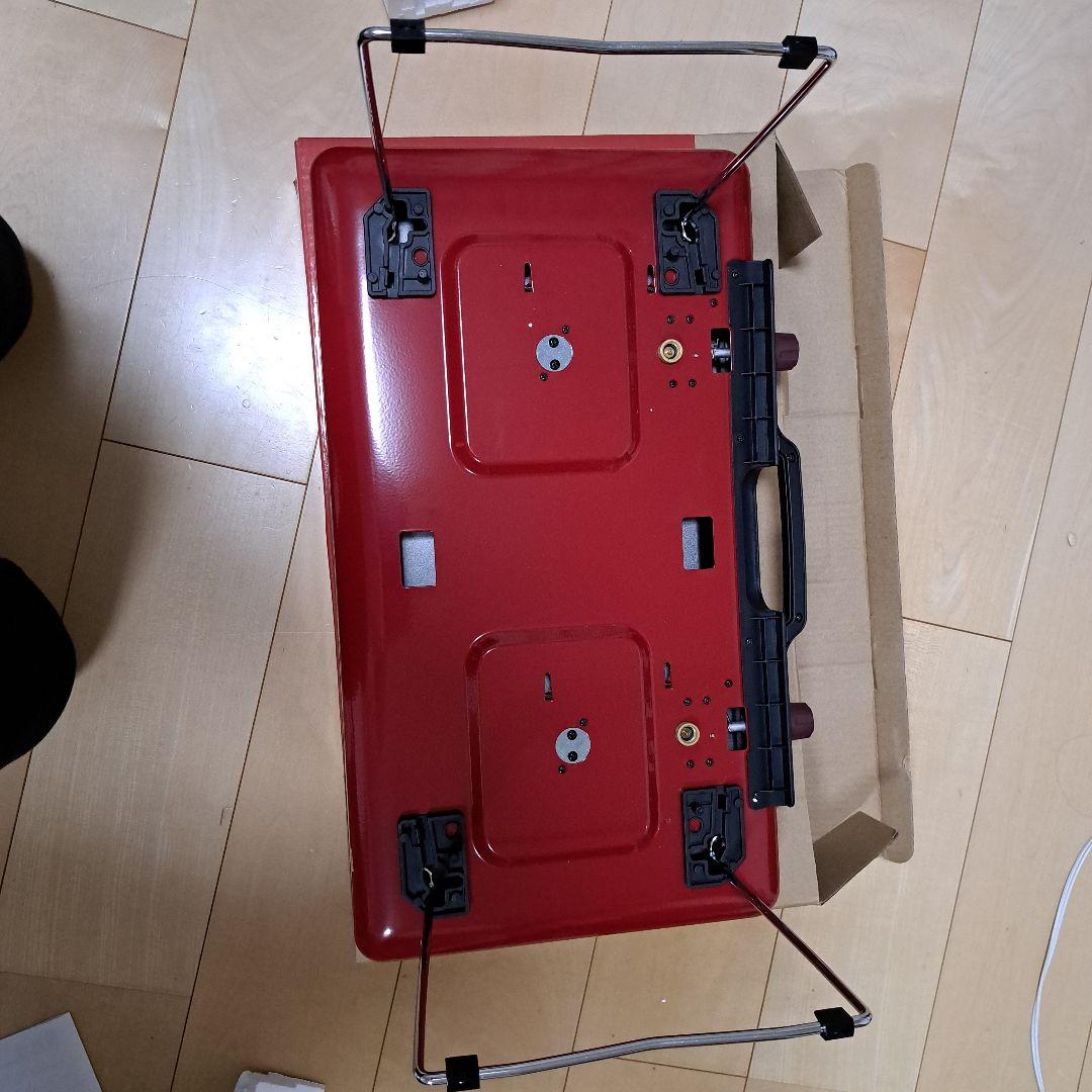 COLEMAN パワーハウスLPツーバーナーストーブII（レッド）