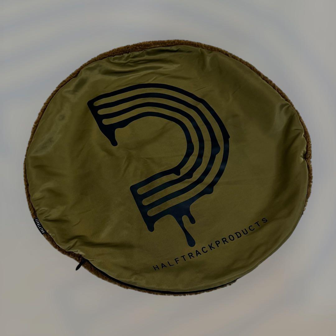ハーフトラックプロダクツ シュラフ カバー オリーブ×ブラウン もこもこ