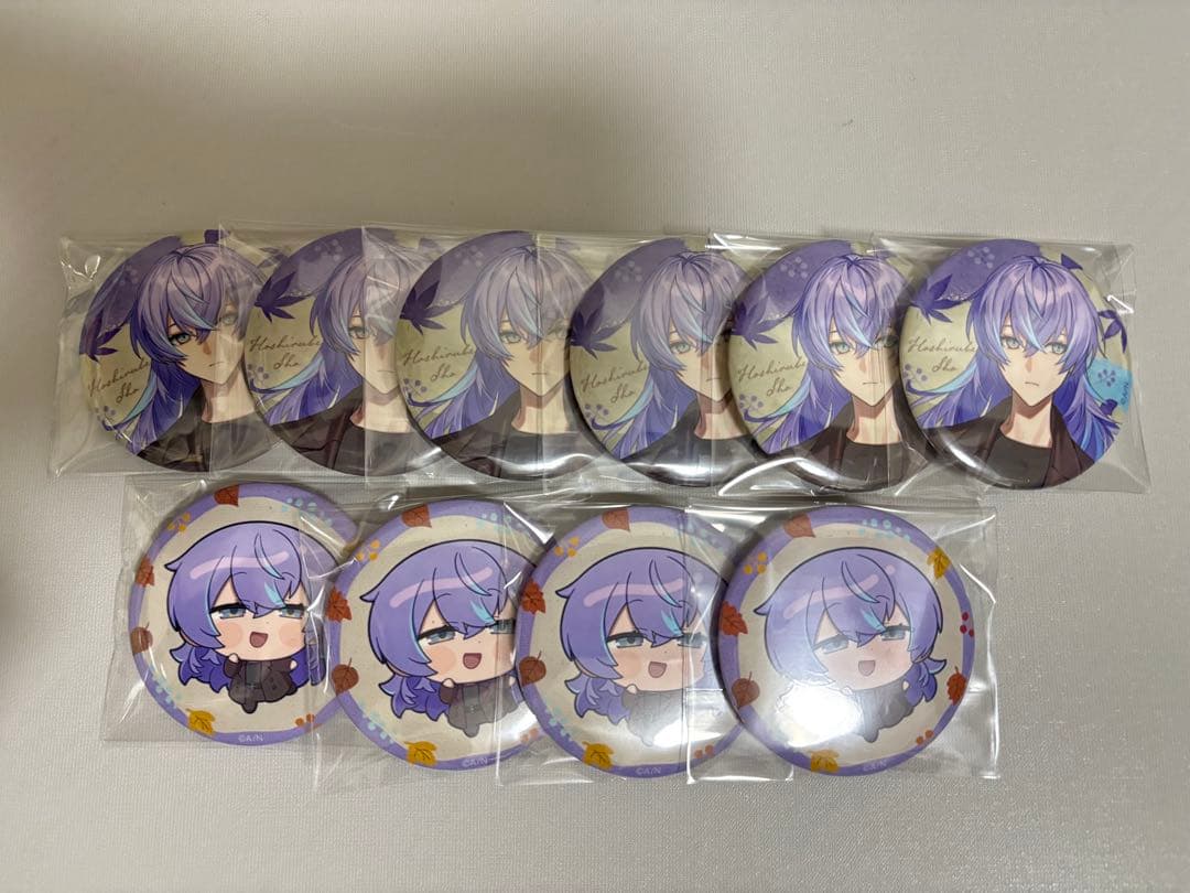 にじさんじ 星導ショウ 缶バッジ まねきねこ