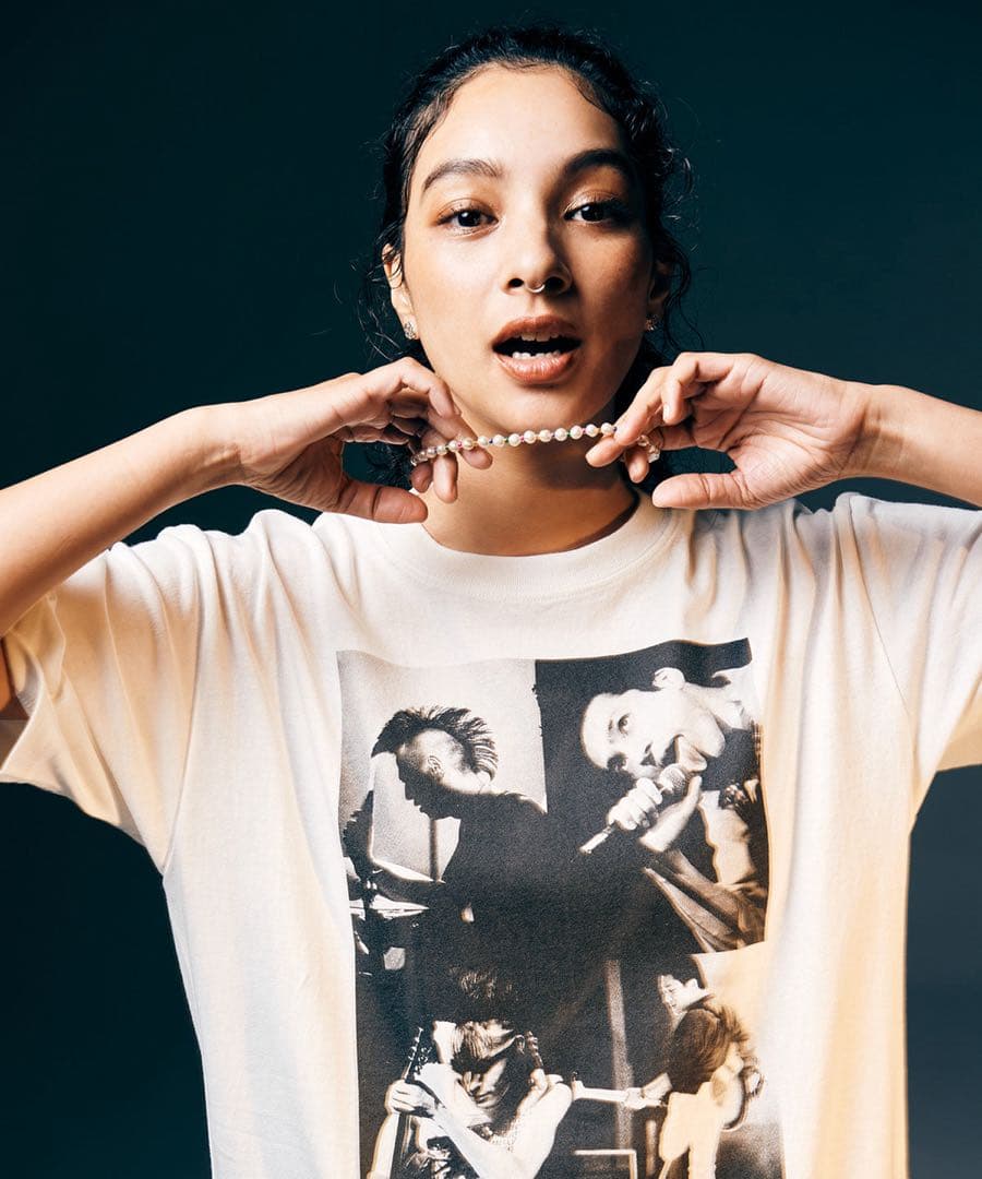 g*様 【新品未使用 S】 glamb×ブルーハーツ 40周年記念コラボ Tシャ