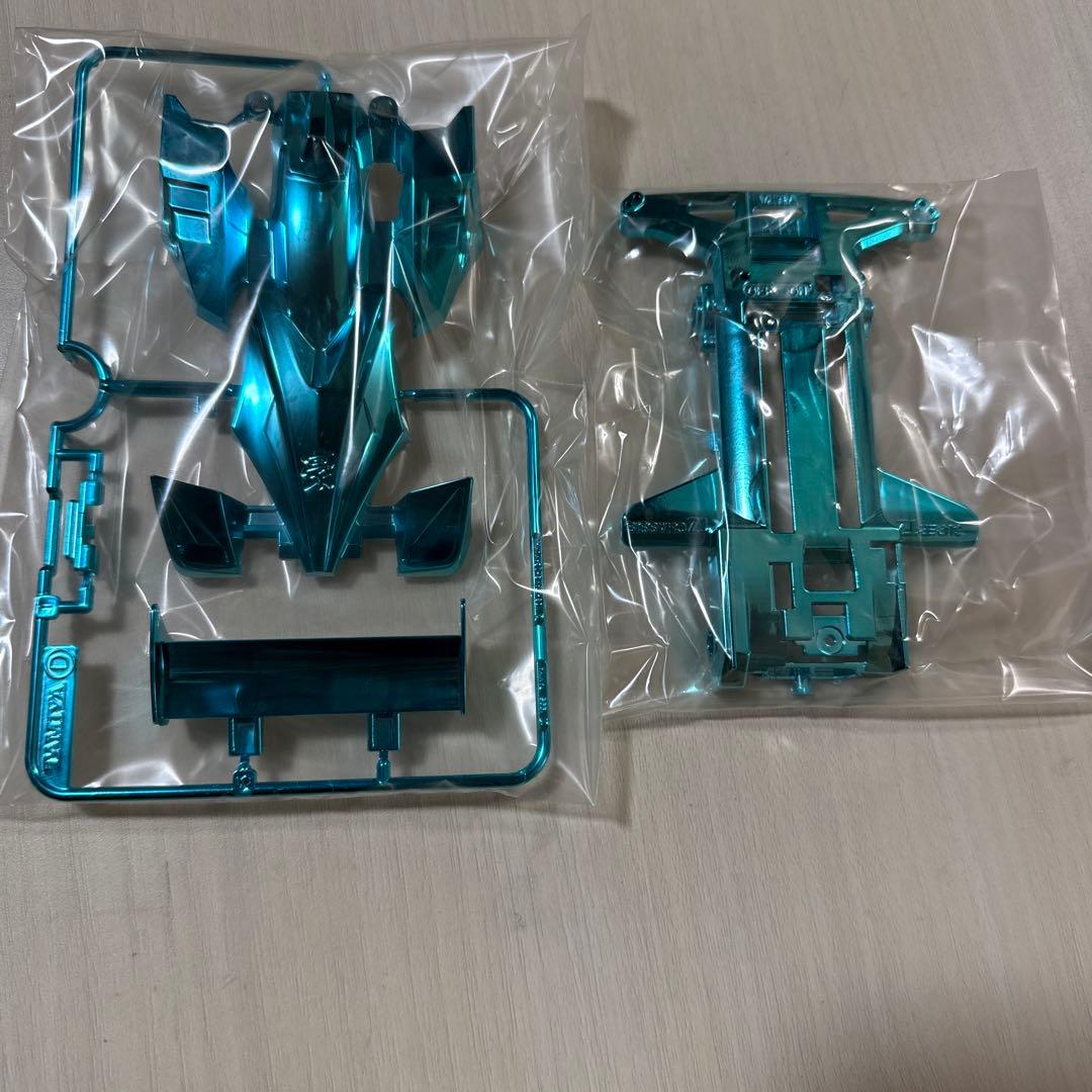 ミニ四駆　サイクロンマグナム　ブルーメッキ