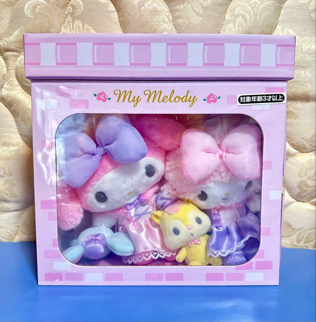 サンリオ　ドレスアップドール　マイメロ　ピアノちゃん　フラットくん　りすくん