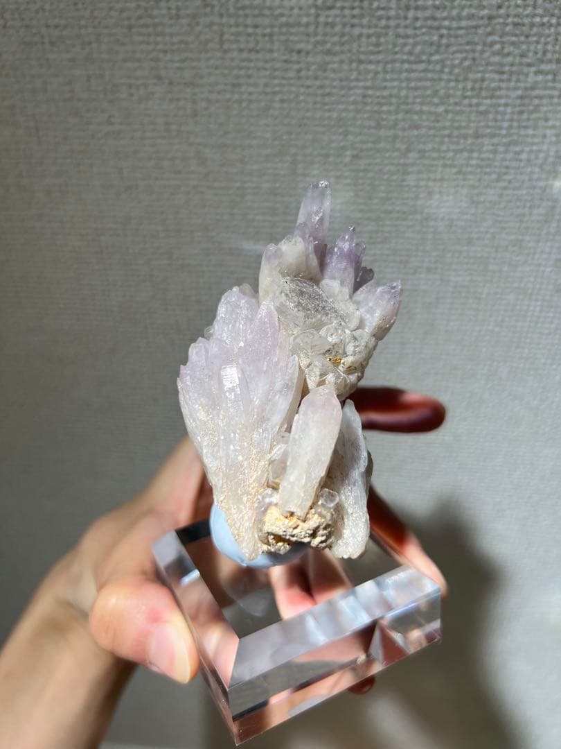 【本日限定】国産鉱物　富井鉱山　紫水晶群晶