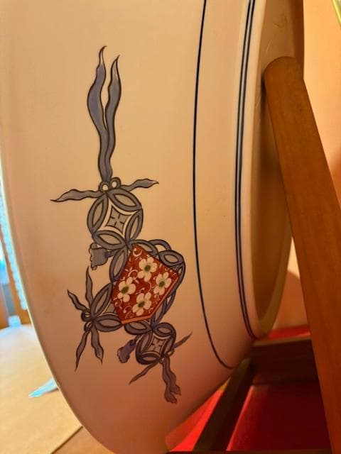 神右衛門　染錦　古伊万里絵　三尺　特大　大皿