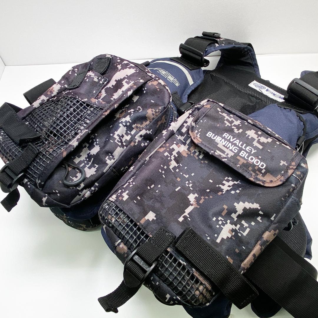 リバレイ RBB ゲームベストII 8897 フリー ネイビーカモ