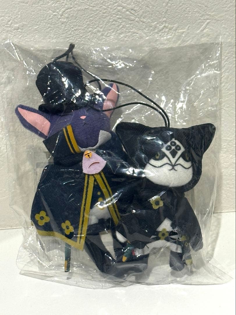 新品にゃんじーくす＆にゃめんの従者 アイリスのお守りマスコット 大逆転裁判1＆2