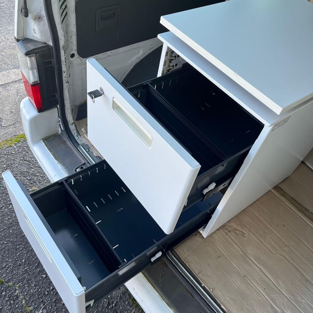 KOKUYO コクヨ 片袖 引き出し 書類収納 天板昇降 オフィス家具 ワゴン