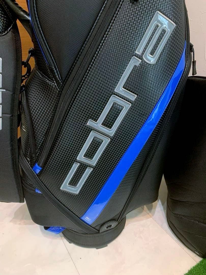 希少　完売　ほぼ新品未使用　コブラ　COBRA キャディバッグ　ブラック/ブルー