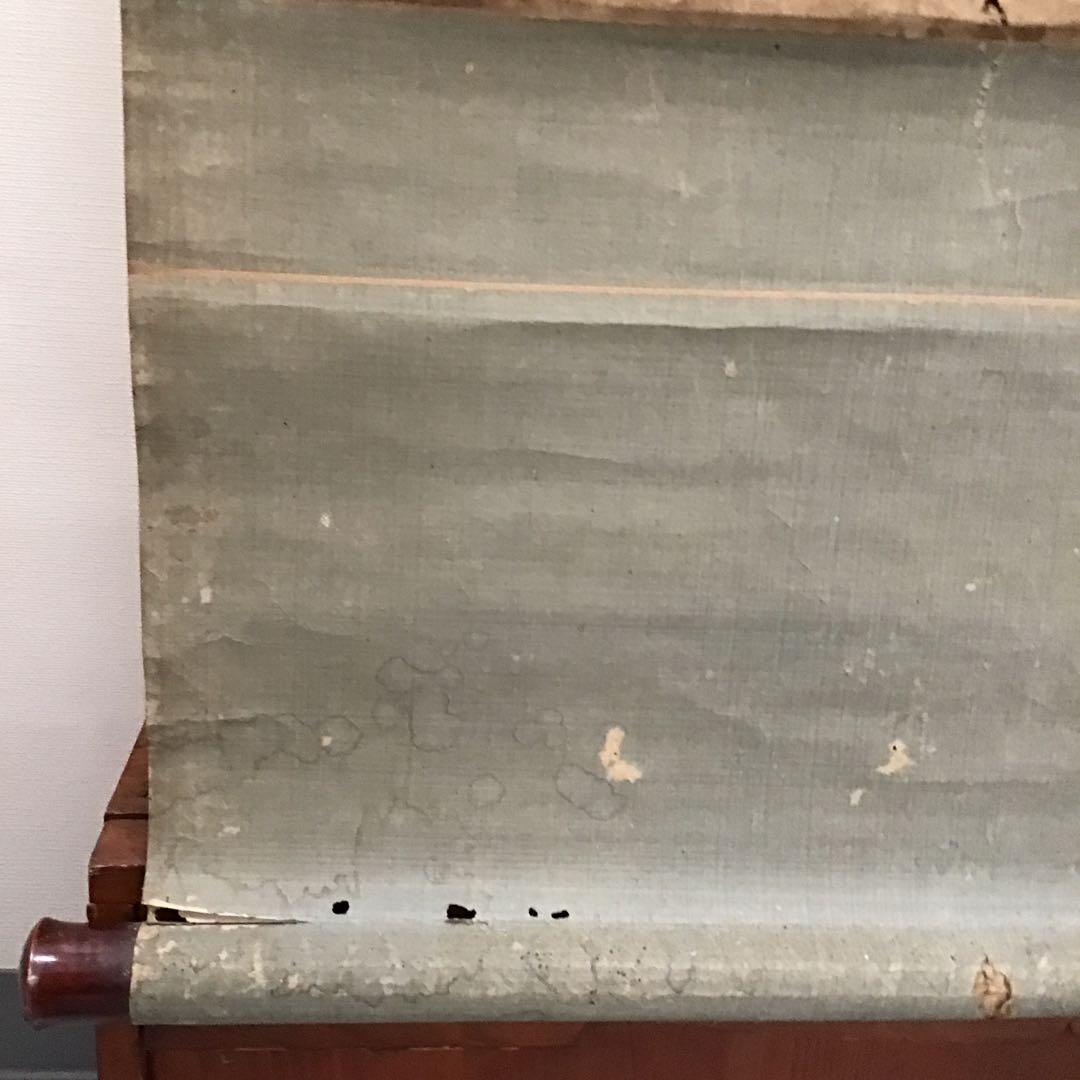 茶道具　掛軸「寅の図」　昌信写　幕末から明治初期と推定　配送用桐箱　S197KJ