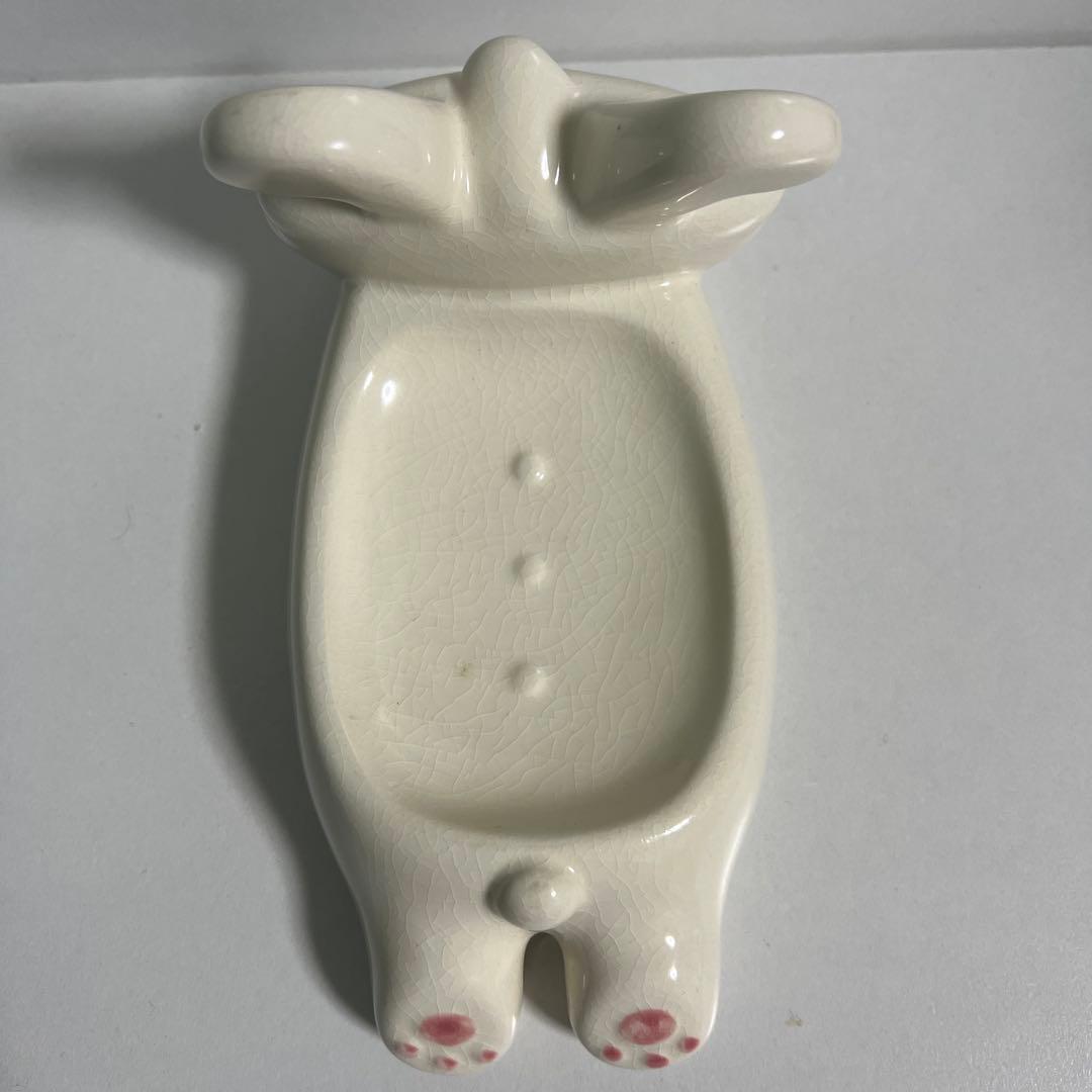 【サンダーバニー】ソープディッシュ 陶器