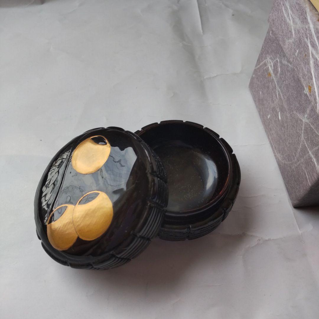 加賀蒔絵師 田中宗凌 作 一燈好 壺々香合 共箱 香合 漆器 漆芸 茶道具 新品