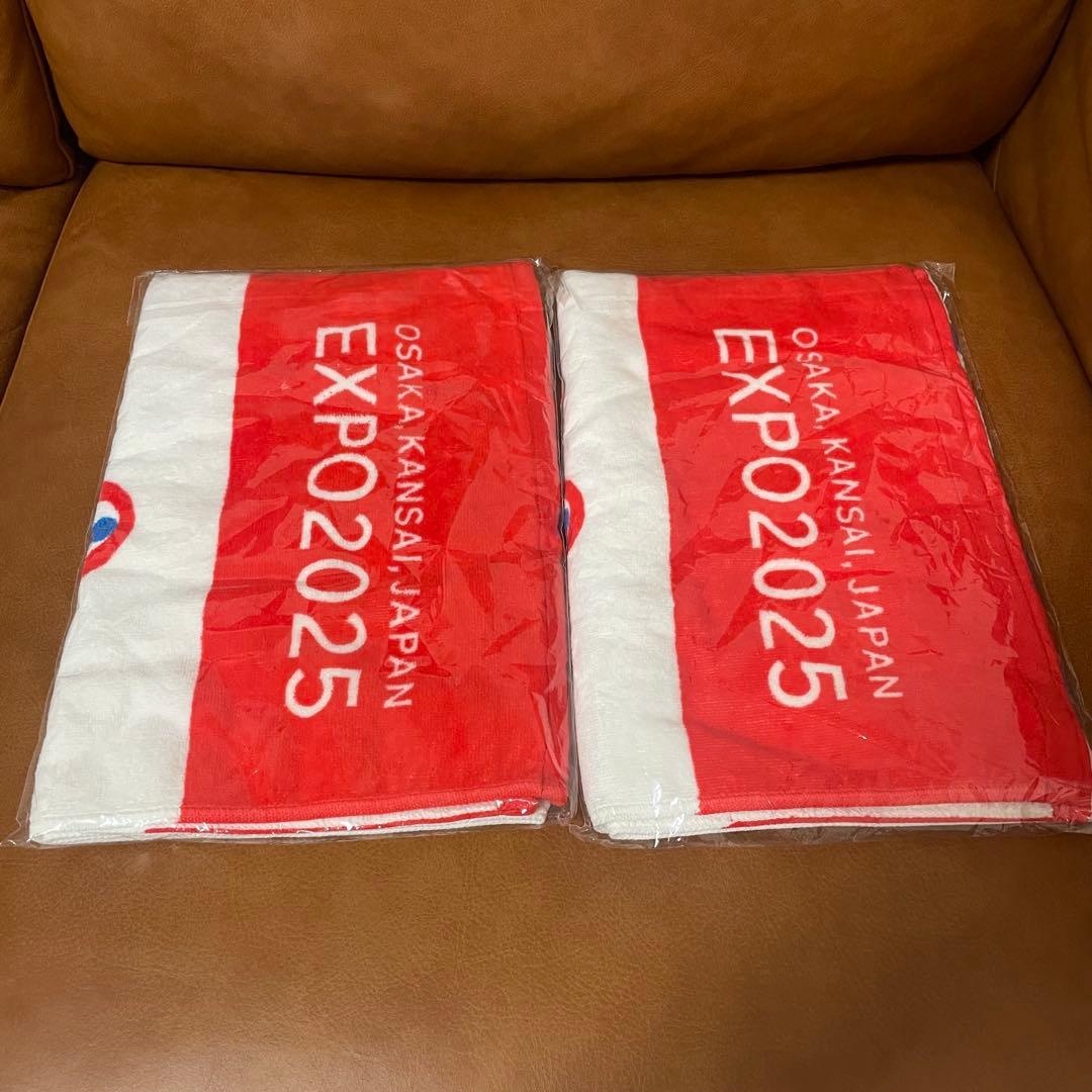 【新品】EXPO2025 フェイスタオル ミャクミャク 01