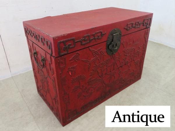 中国アンティーク■中国古美術■衣装箱■伝統様式■古金具■アクセント■シノワズリ■