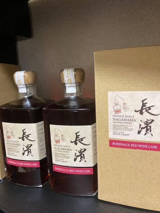 ウイスキー　長濱蒸留所　ボルドーワインカスクフィニッシュ