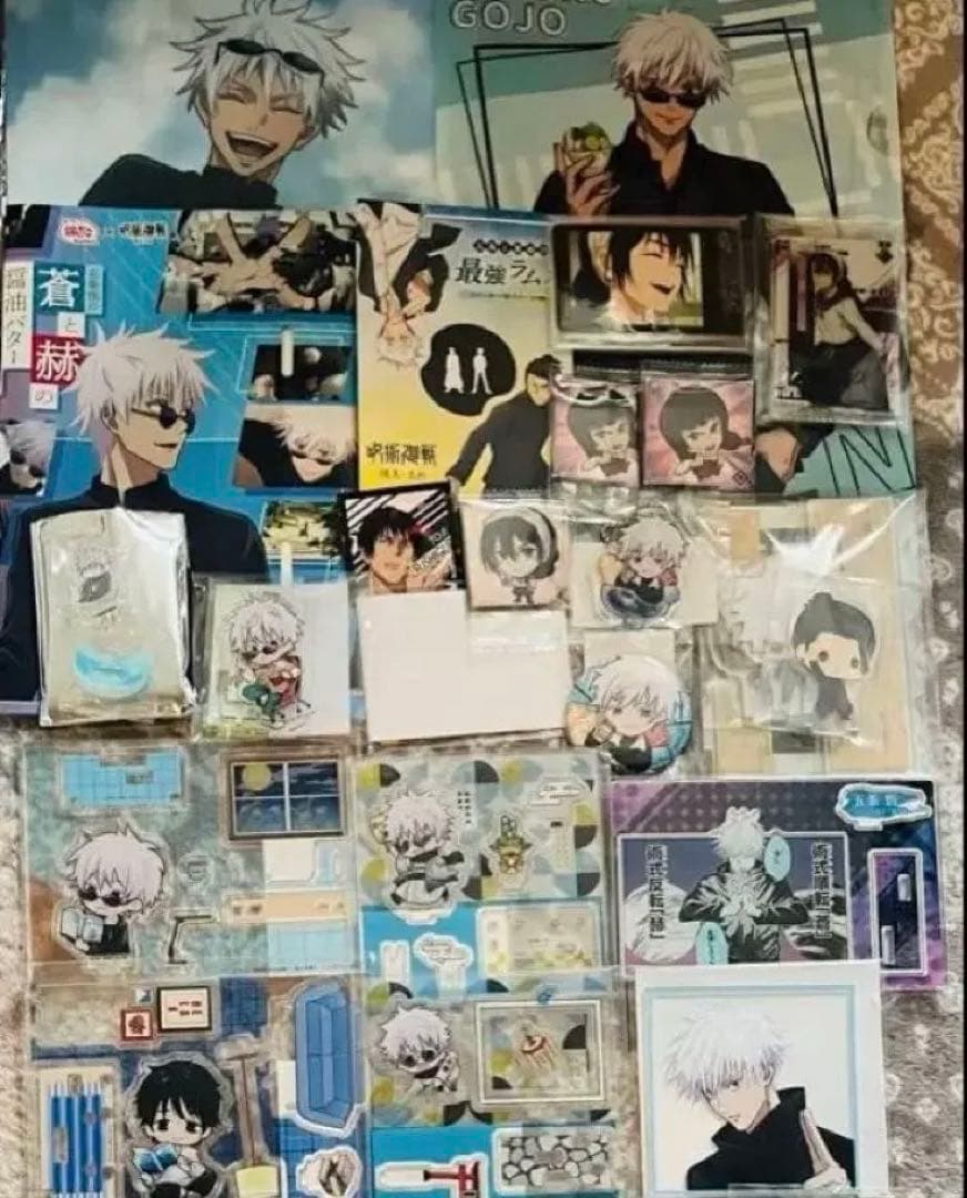 呪術廻戦　まるくじ　五条悟　アクリルスタンド