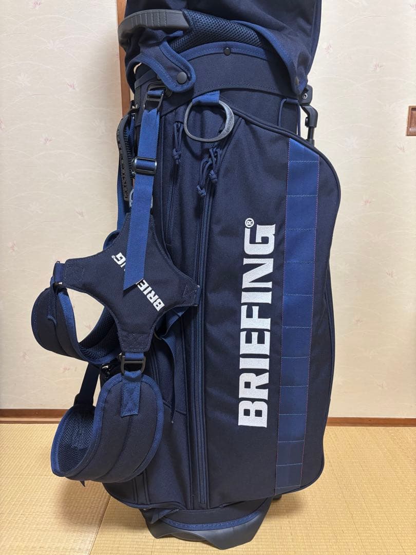 BRIEFING ネイビー CR-4 スタンドキャディバッグ