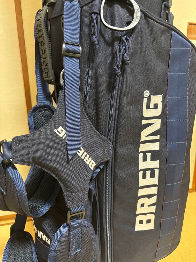 BRIEFING ネイビー CR-4 スタンドキャディバッグ