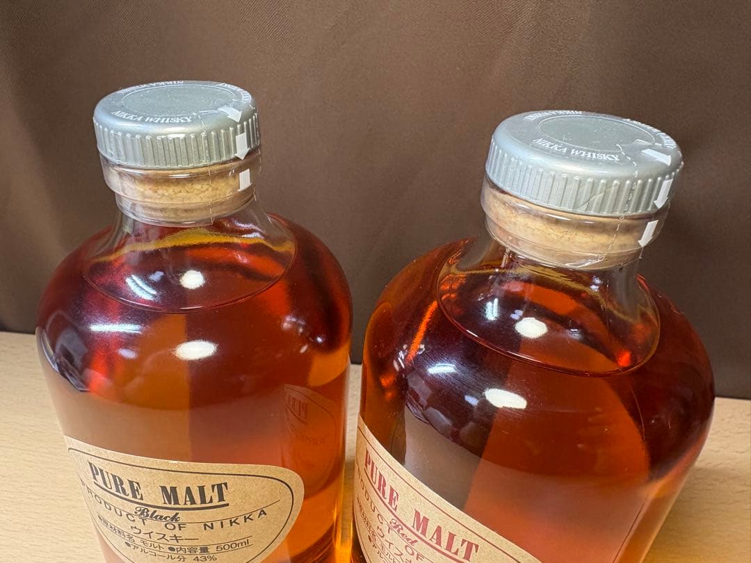 ニッカピュアモルトブラック&レッド蒸留所限定２本セット