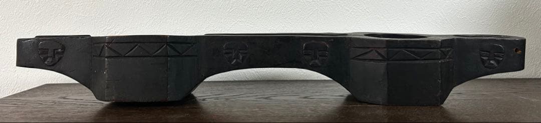 台湾　パイワン族　連杯　両杯 骨董　アンティーク