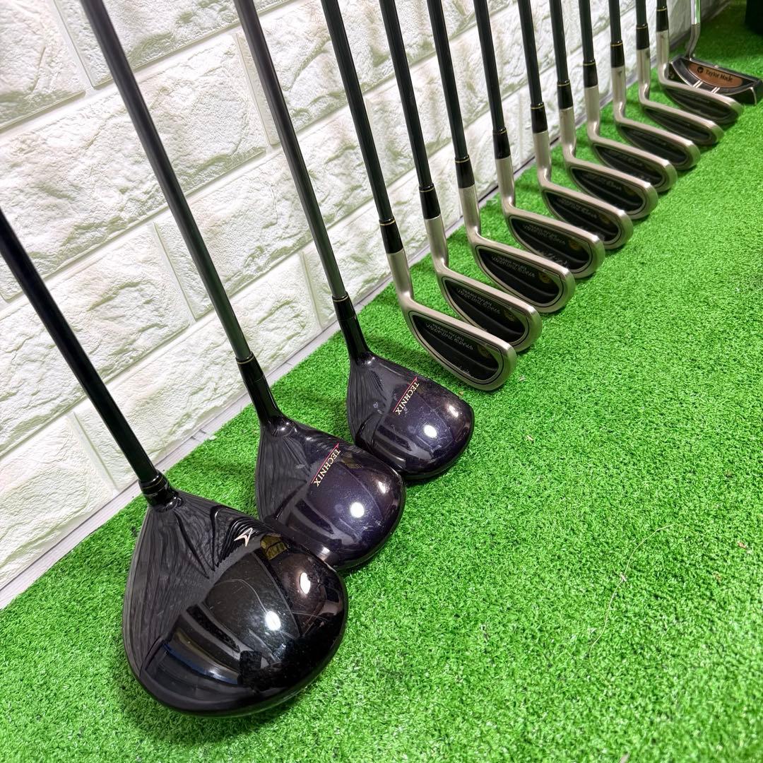 ゴルフセット　初心者応援　Mizuno ラウンド仕様　飛距離抜群　すぐ使える