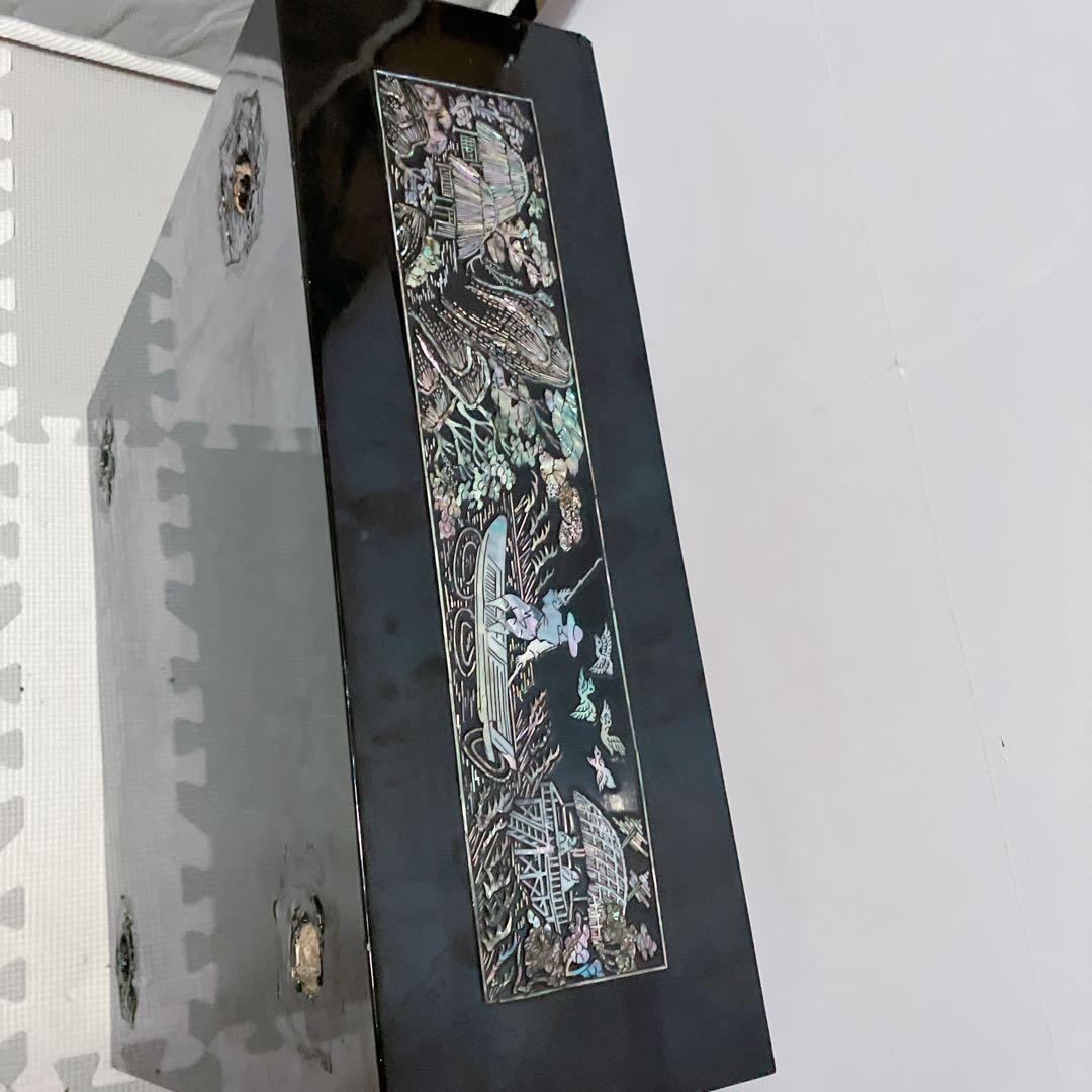 螺鈿細工　碁盤　昭和レトロ　囲碁版　李朝 アンティーク