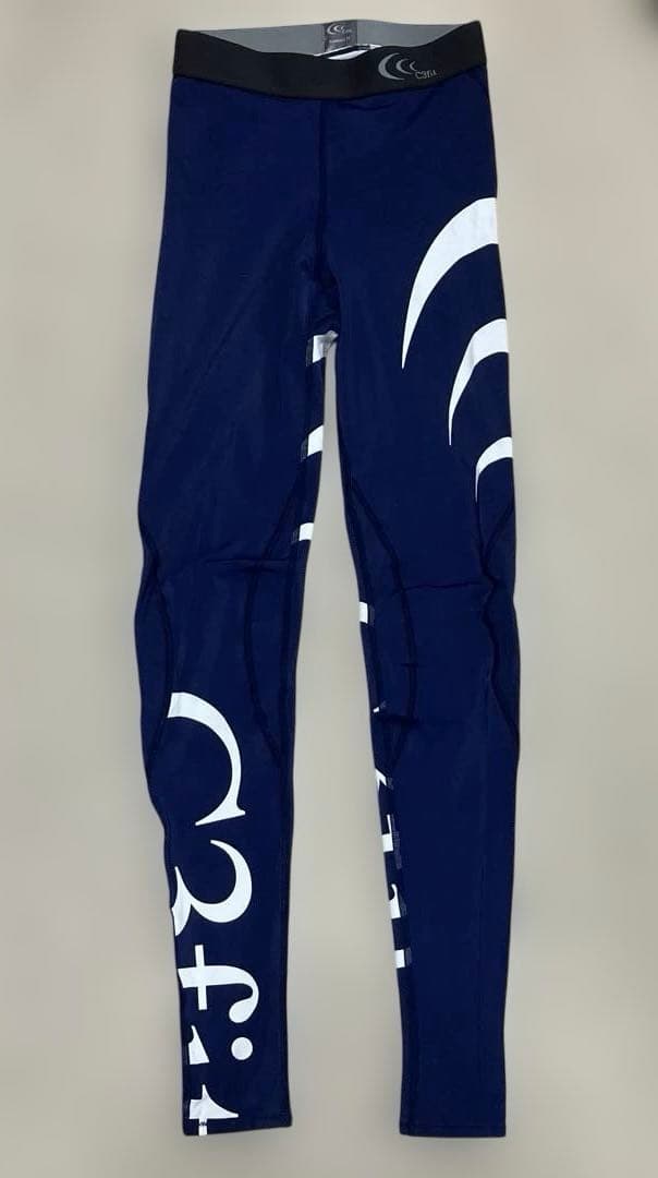 C3fit レディース M ネイビー 紺 タイツ　スポーツ　3FW04320