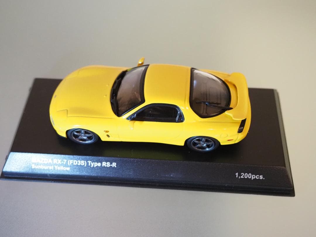京商 1/43 マツダ RX-7 FD3S RS-R イエロー 限定1200台