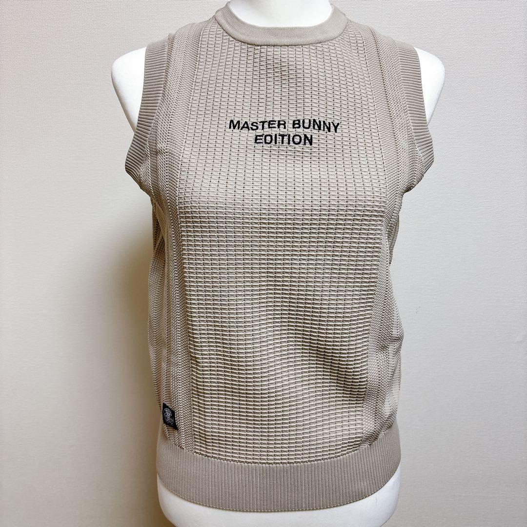 マスターバニーエディション　クルーネック　ベスト　2024年春夏　ベージュ