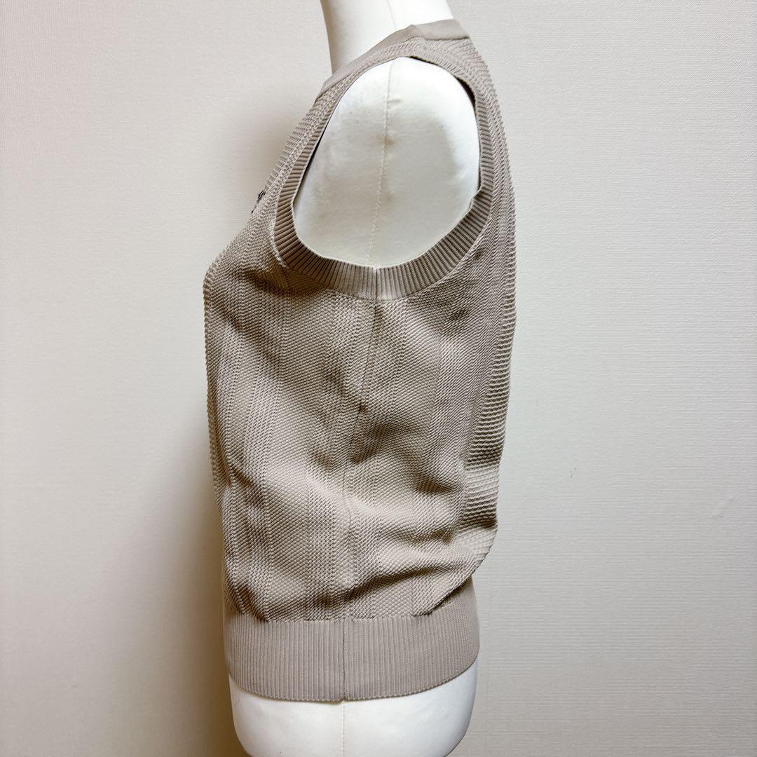 マスターバニーエディション　クルーネック　ベスト　2024年春夏　ベージュ