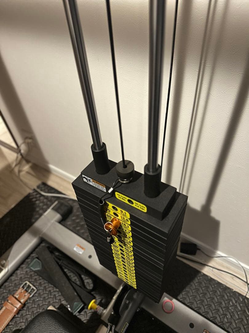 タフスタッフ　パワーラックプーリーセット+インクラインベンチ