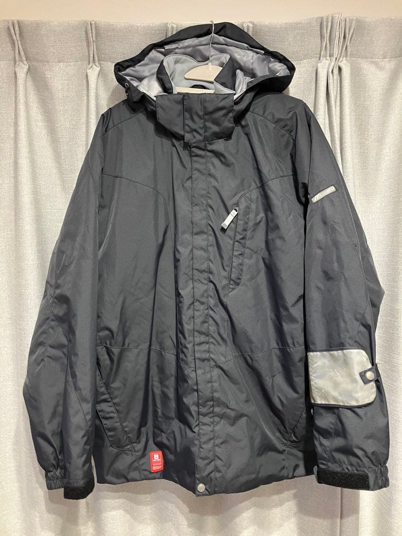 美品★ミズノ スキー スノボウェア ブレスサーモ O XL 2way パーカー