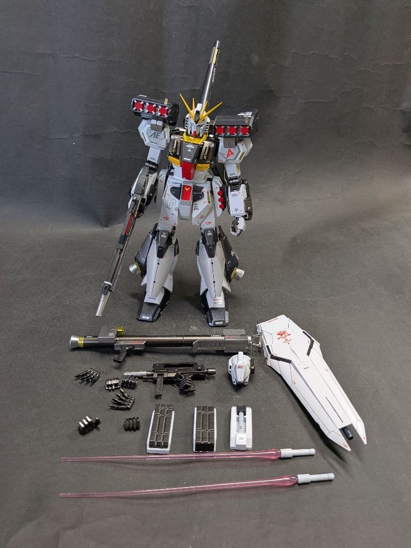 MG アムロ・レイ専用スタークジェガン（νガンダムカラー）全塗装完成品