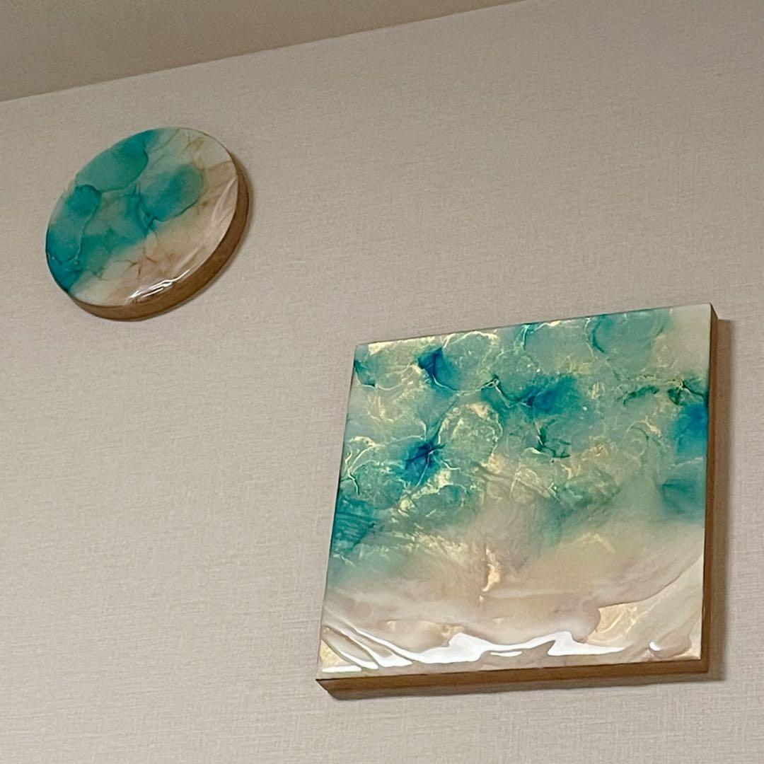 アルコールインクアート・海（セット）