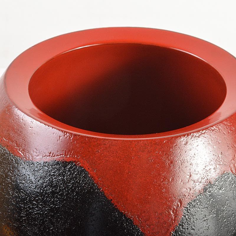 茶道具　日本工芸会会員　田中重希作　乾漆　芋頭水指　共箱　V　R5764C