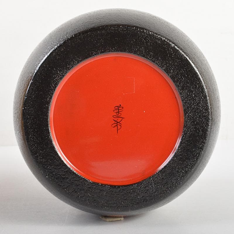 茶道具　日本工芸会会員　田中重希作　乾漆　芋頭水指　共箱　V　R5764C