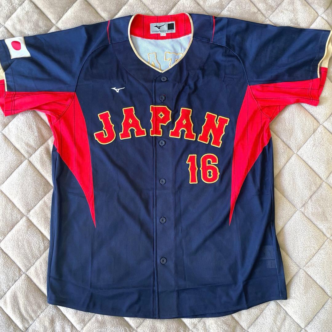 WBC 侍ジャパン 大谷翔平 レプリカユニフォーム（刺繍）Oサイズ　ビジター