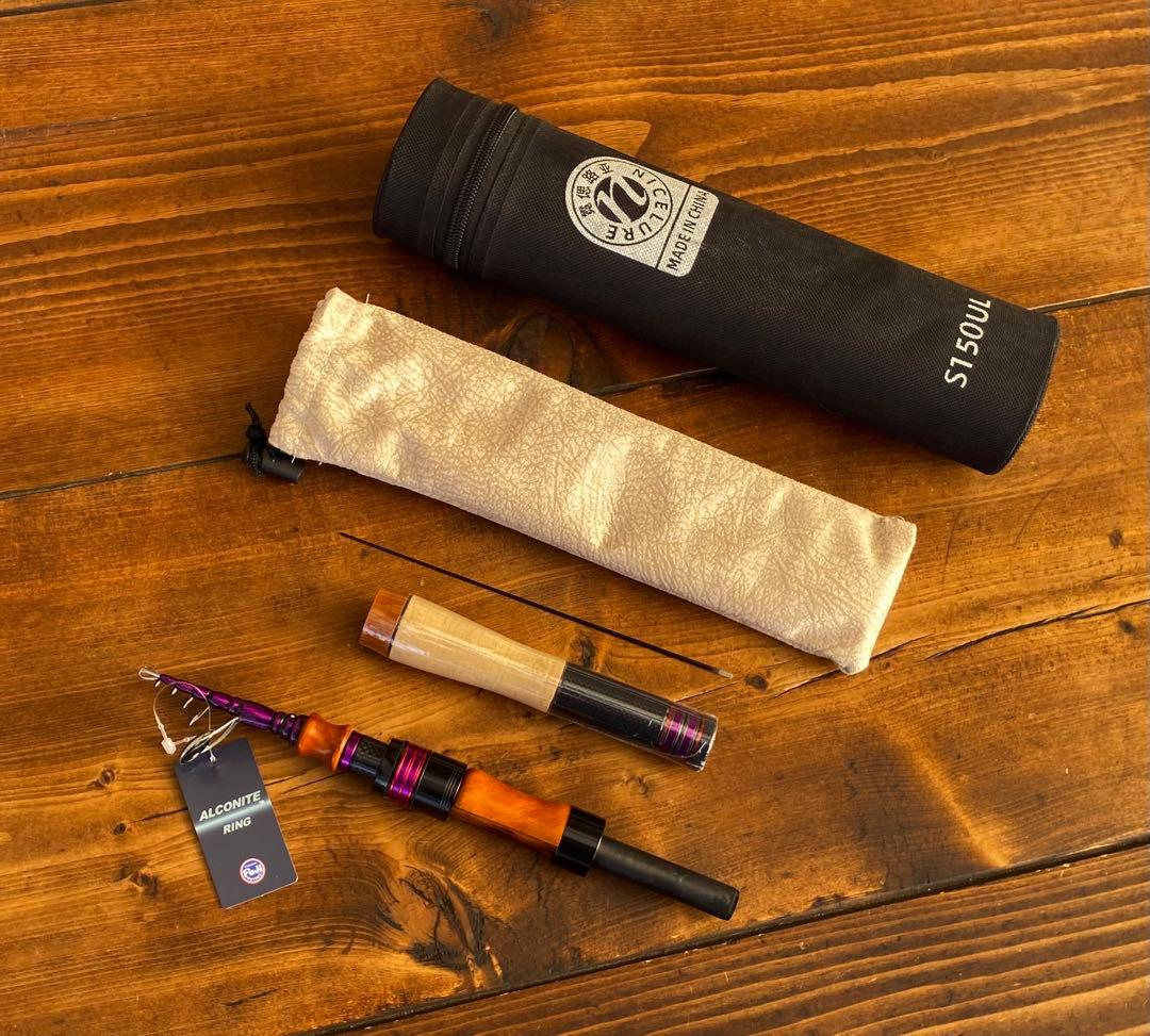 4ft11inch トラウトロッド　ウッドグリップ　　天然木グリップ 渓流釣り