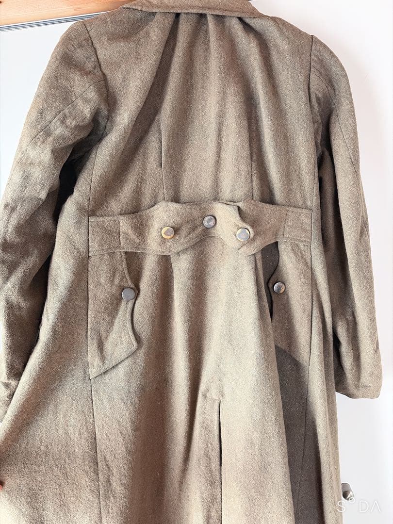 【sasa】旧日本軍　陸軍将校用外套　ロングコート　兵用制服 防寒　コート