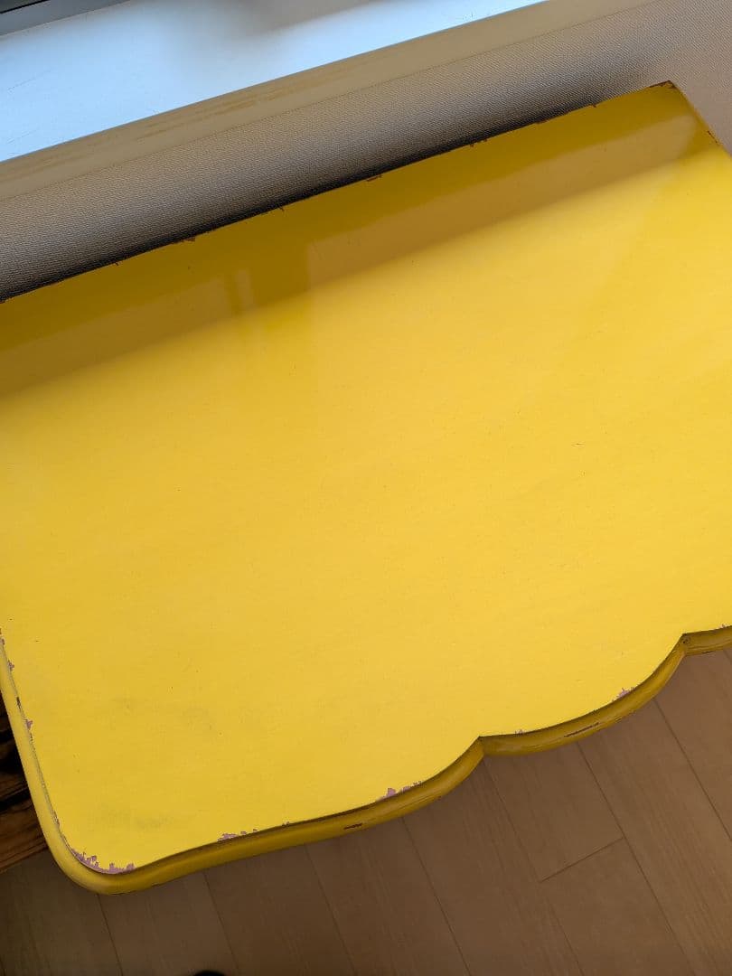 カントリーコーナー　3段引き出しチェスト　黄色