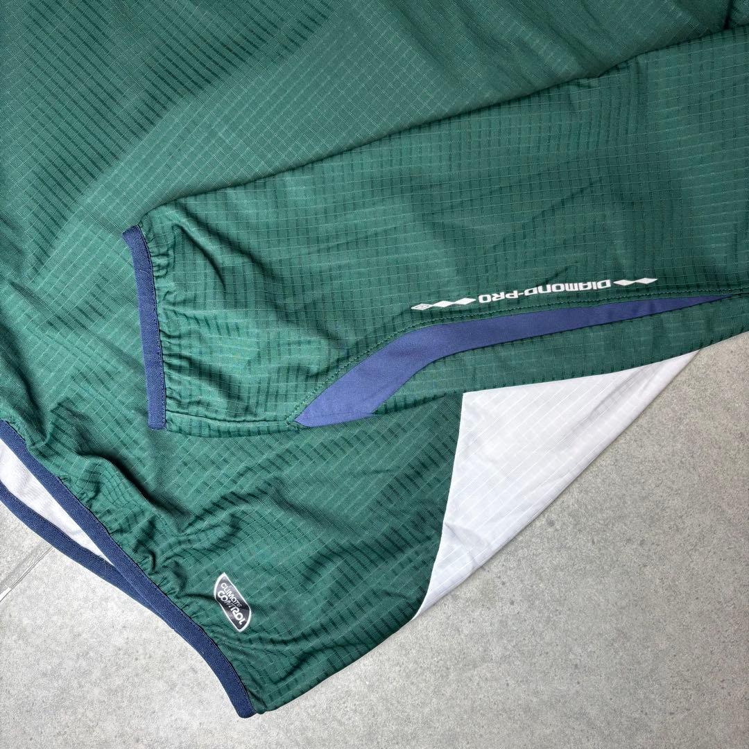 UMBRO　セットアップ　上下　トラックジャケット　ピステ　ハーフジップ　刺繍