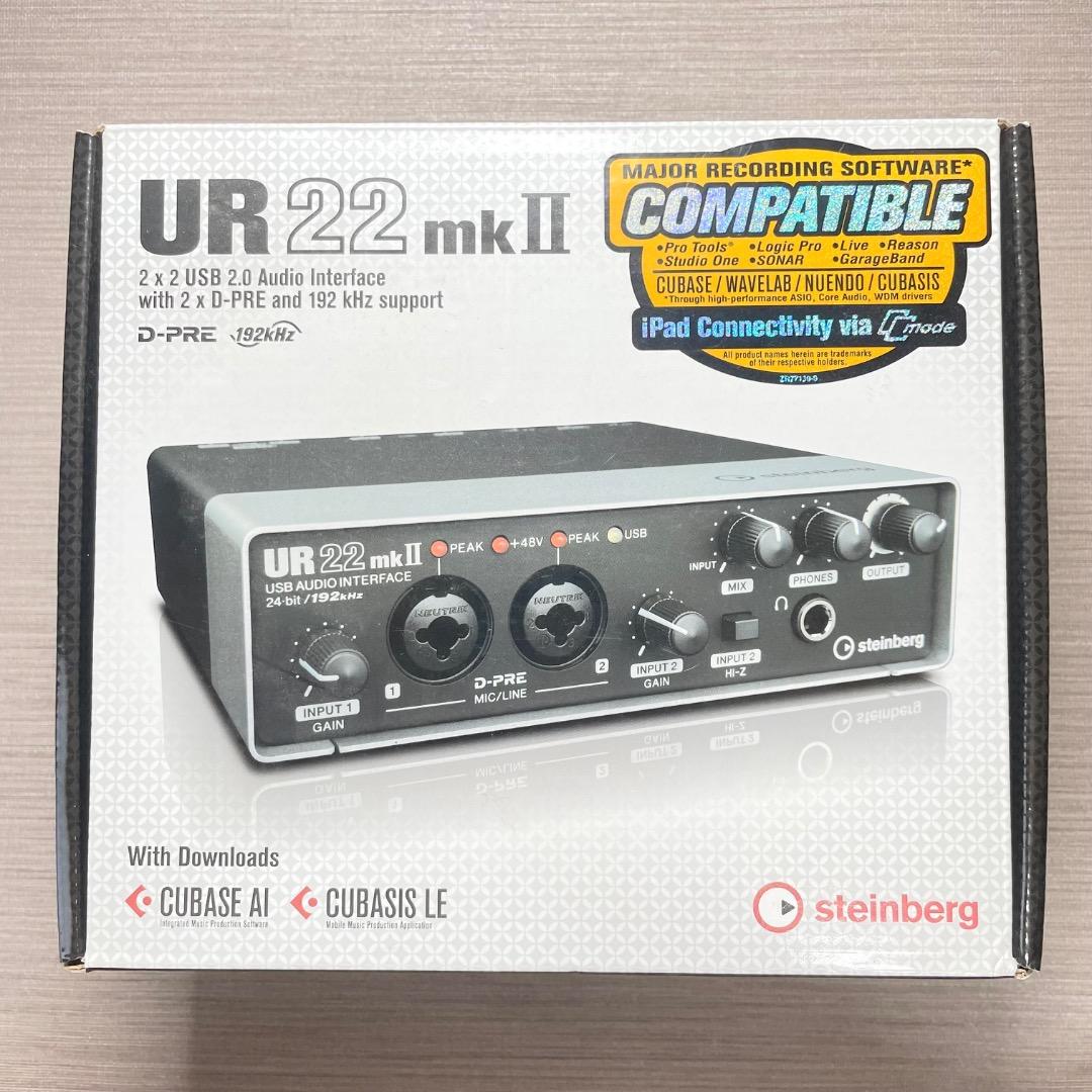 美品✨箱付き✨Steinberg UR22mkII オーディオインターフェース