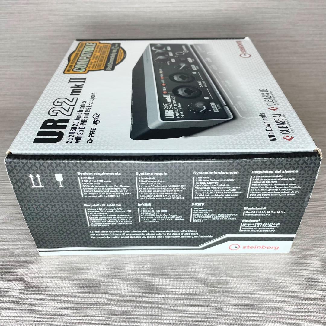 美品✨箱付き✨Steinberg UR22mkII オーディオインターフェース
