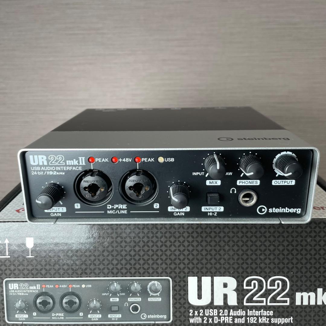 美品✨箱付き✨Steinberg UR22mkII オーディオインターフェース